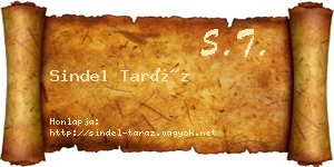 Sindel Taráz névjegykártya